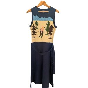 Earl Jeans skier wool dress, size large, EUC